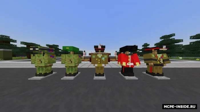 Britaniya armiyasi formalari — Minecraft tekstura, rasm 1