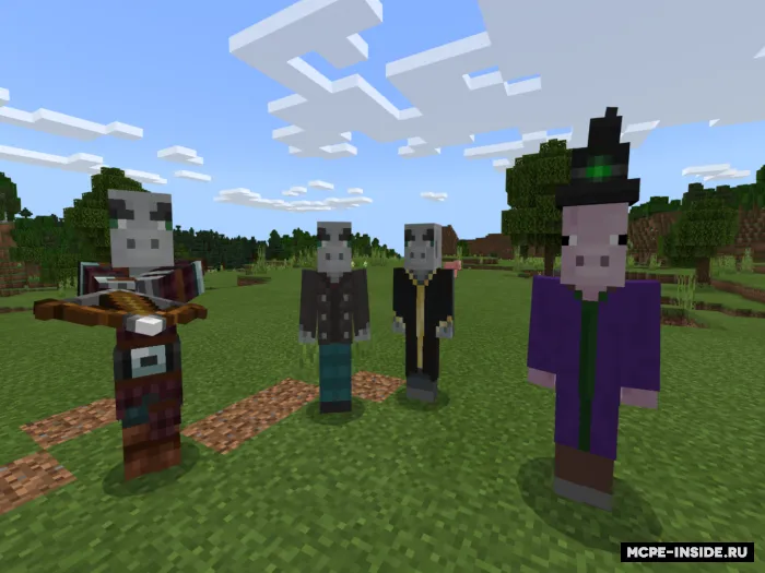 Villager va cho'chqalar — Minecraft tekstura, rasm 2