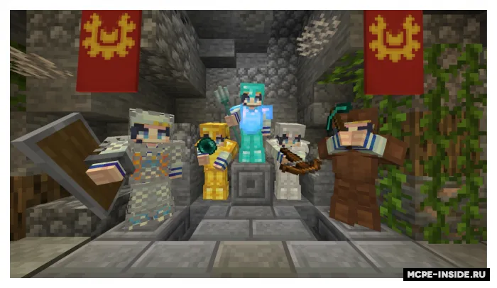 O'yinchi ko'rinishidagi zirh stendi — Minecraft tekstura, rasm 3