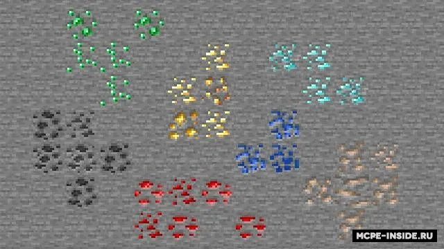Turfa ma'danlar — Minecraft tekstura, rasm 1