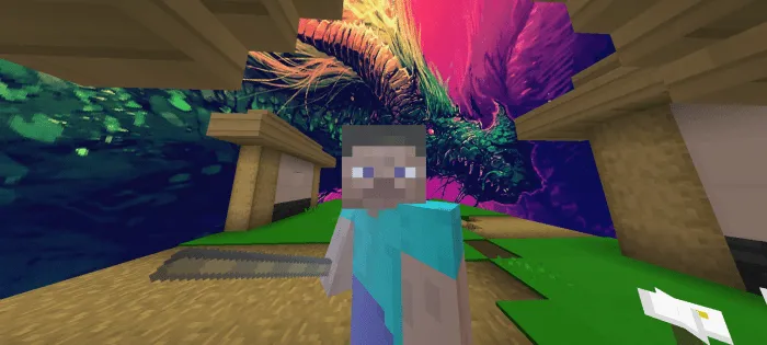 Bir chankga chizish — Minecraft tekstura, rasm 1
