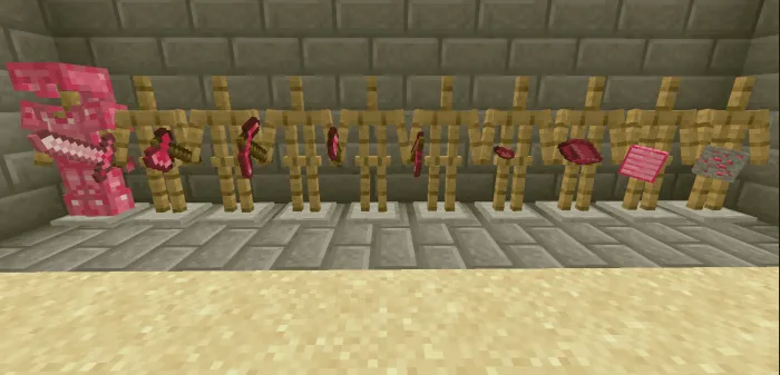 Qimmatbaho toshlardan yasalgan qurol va zirhlar — Minecraft tekstura, rasm 3