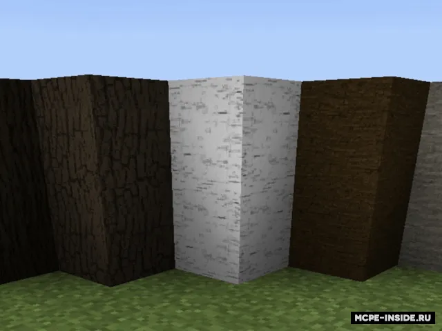 Yaxshilangan yog'och bloklar — Minecraft tekstura, rasm 1