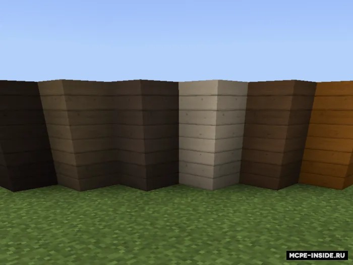 Yaxshilangan yog'och bloklar — Minecraft tekstura, rasm 2