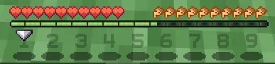 Yaxshilangan hotbar — Minecraft tekstura, rasm 2