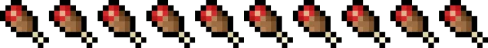O'zgartirilgan hayot va ovqat ikonkalari — Minecraft tekstura, rasm 2