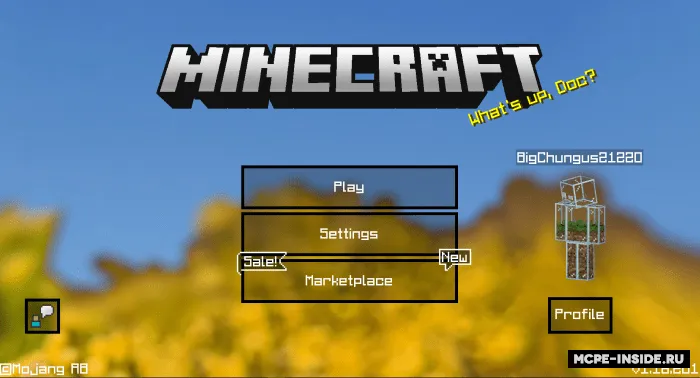 Qora oyna — Minecraft tekstura, rasm 1