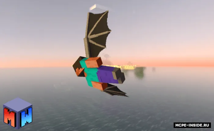 Ender Dragon qanotlari — Minecraft tekstura, rasm 1