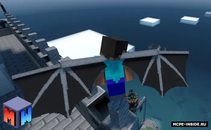 Ender Dragon qanotlari — Minecraft tekstura, rasm 2