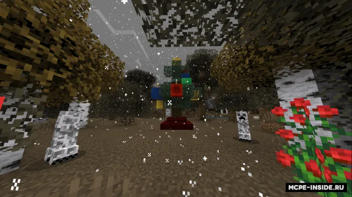 Qishki o'rmon — Minecraft tekstura, rasm 3