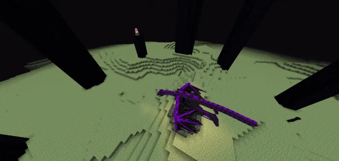 Ender Dragon'ning yangi uslubi — Minecraft tekstura, rasm 3