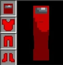 Among Us zirhi — Minecraft tekstura, rasm 4