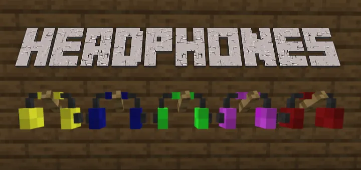 Bosh o'rniga naushniklar — Minecraft tekstura, rasm 1