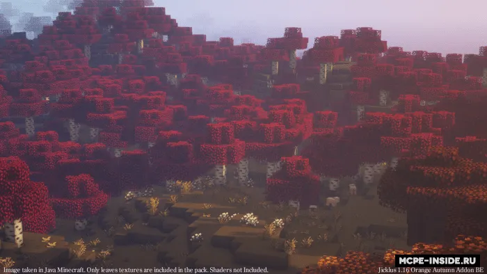 Jiklus: to'q sariq kuz — Minecraft tekstura, rasm 4
