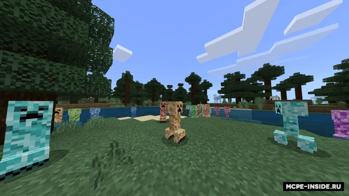 Rangli kriperlar — Minecraft tekstura, rasm 3