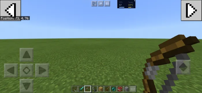 Hotbar boshqaruv tugmalari — Minecraft tekstura, rasm 1