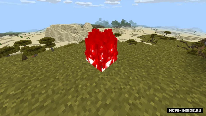 Rangli olov — Minecraft tekstura, rasm 1