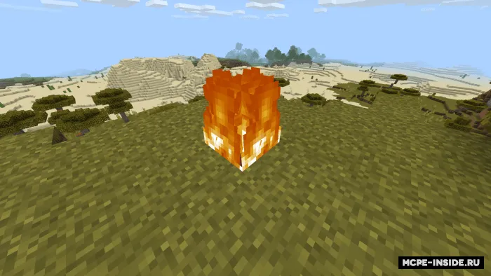 Rangli olov — Minecraft tekstura, rasm 2