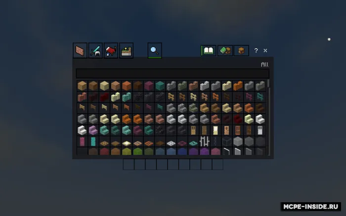 Minimal interfeys — Minecraft tekstura, rasm 1