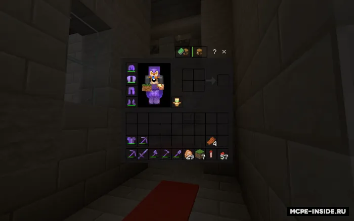 Minimal interfeys — Minecraft tekstura, rasm 2