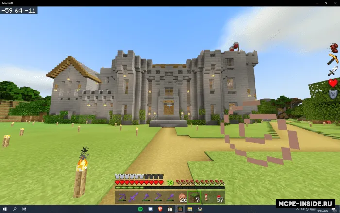 Minimal interfeys — Minecraft tekstura, rasm 4