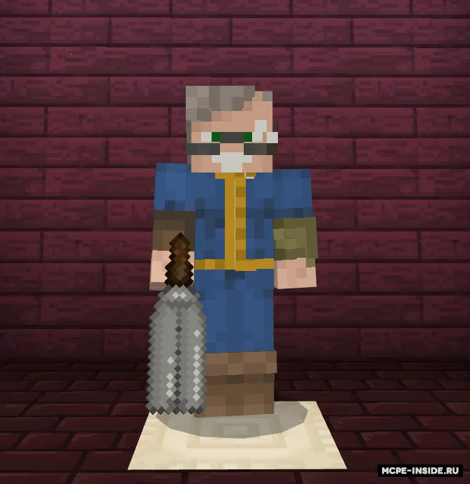 Brutal qurol — Minecraft tekstura, rasm 1