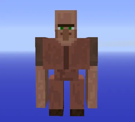 Golem o'rniga katta qishloq aholisi — Minecraft tekstura, rasm 1