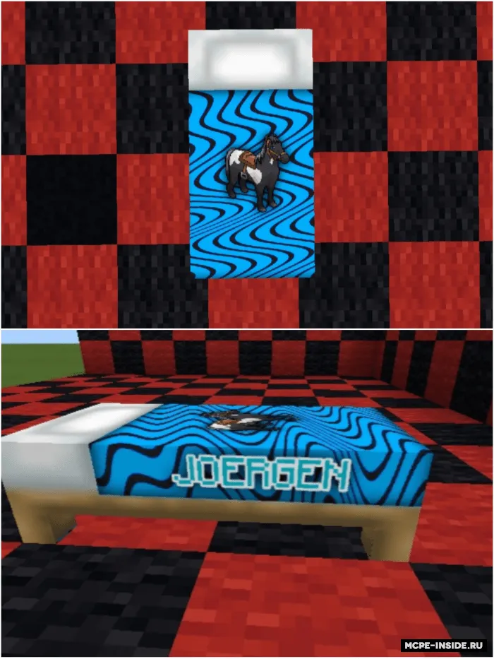 PewDiePie karovatlari — Minecraft tekstura, rasm 4