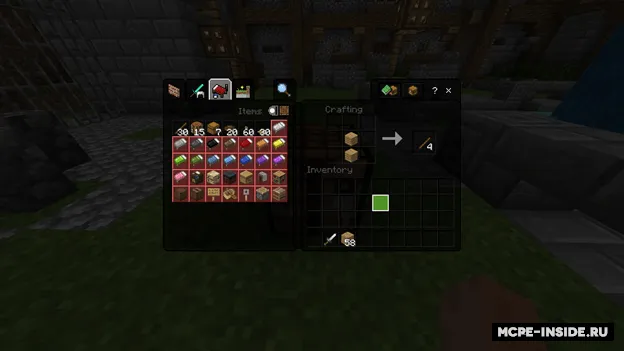 Dyab jangovar interfeysi — Minecraft tekstura, rasm 2
