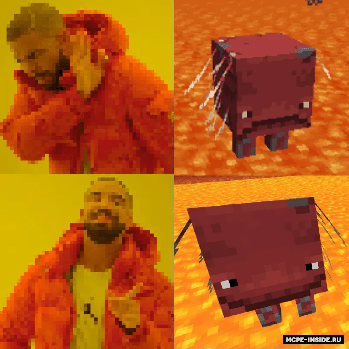 Baxtli lavomerklar — Minecraft tekstura, rasm 1