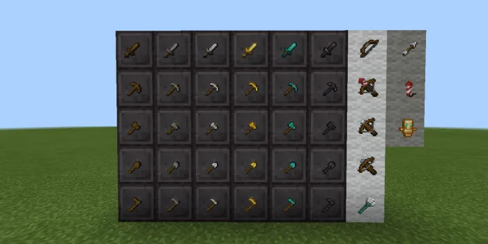 Mini-instrumentlar — Minecraft tekstura, rasm 2