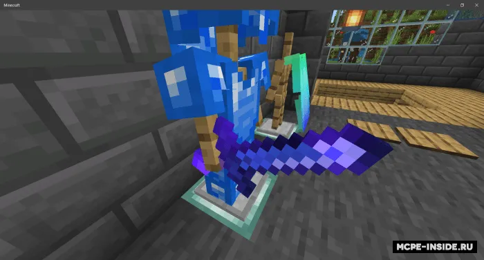 Moviy rangdagi PvP — Minecraft tekstura, rasm 1