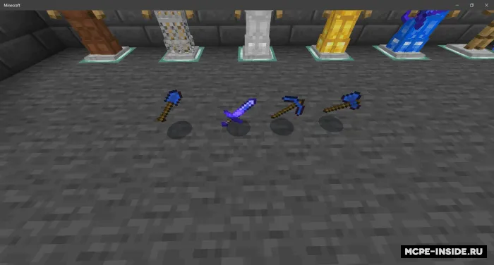 Moviy rangdagi PvP — Minecraft tekstura, rasm 2