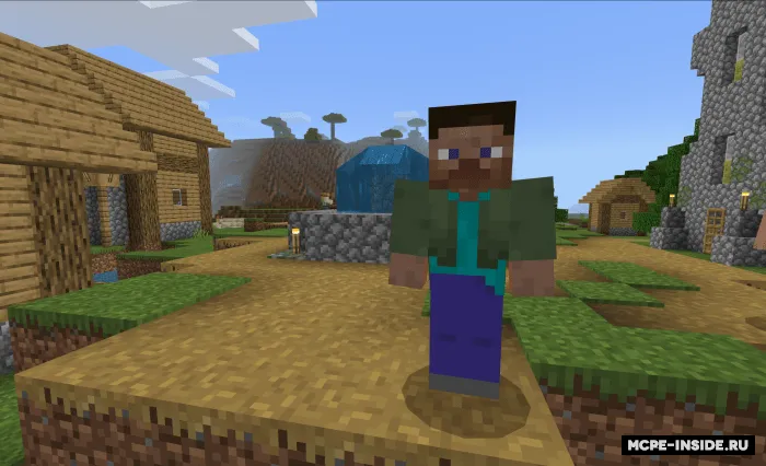 O'yinchi ko'rinishidagi aholi modellari — Minecraft tekstura, rasm 2