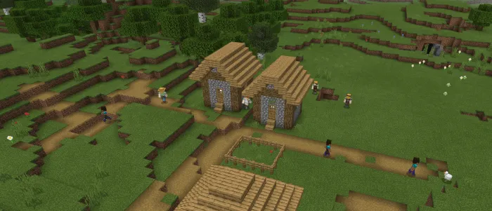 O'yinchi ko'rinishidagi aholi modellari — Minecraft tekstura, rasm 3