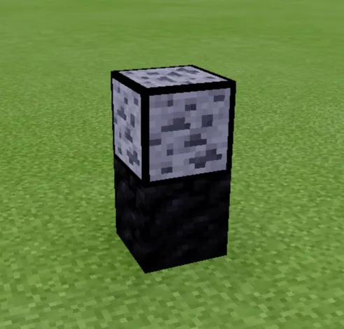 Ruda bloklari konturi — Minecraft tekstura, rasm 1
