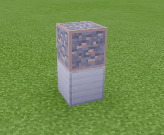 Ruda bloklari konturi — Minecraft tekstura, rasm 2