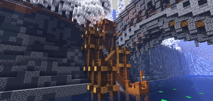 Qishki dunyo — Minecraft tekstura, rasm 3