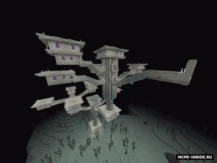 Rangsiz End — Minecraft tekstura, rasm 1