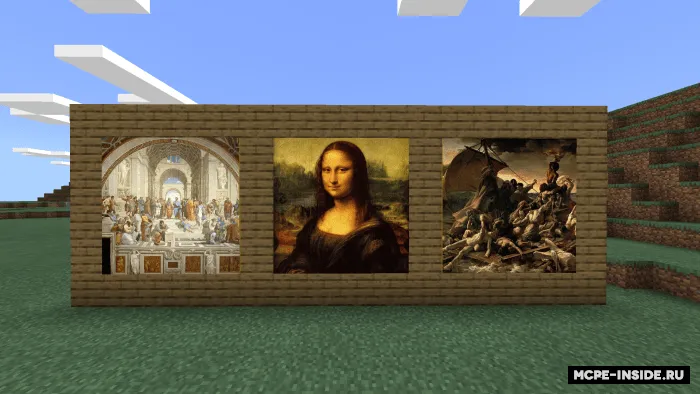 Mashhur rasmlar — Minecraft tekstura, rasm 1