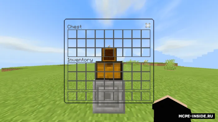 Shaffof interfeys — Minecraft tekstura, rasm 2