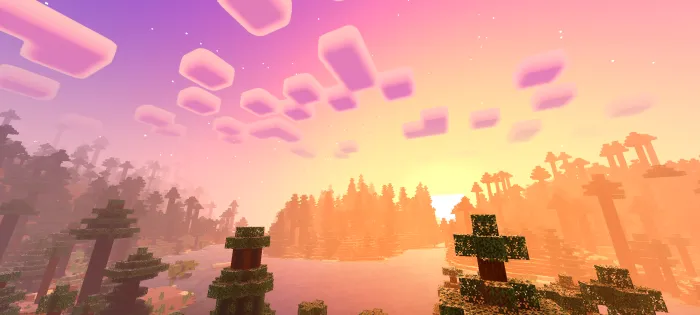 Newb X Dawn — Minecraft shader, rasm 2