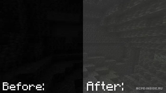 Yorqinlik — Minecraft shader, rasm 1