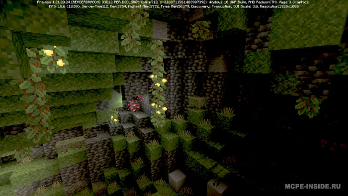 Yaxshilangan yoritish — Minecraft shader, rasm 3