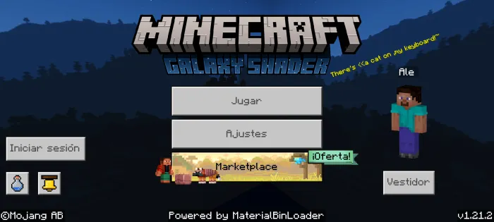 Galaktik shader — Minecraft shader, rasm 1