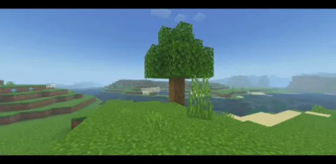 Silliq tebranuvchi o'simliklar — Minecraft shader, rasm 2