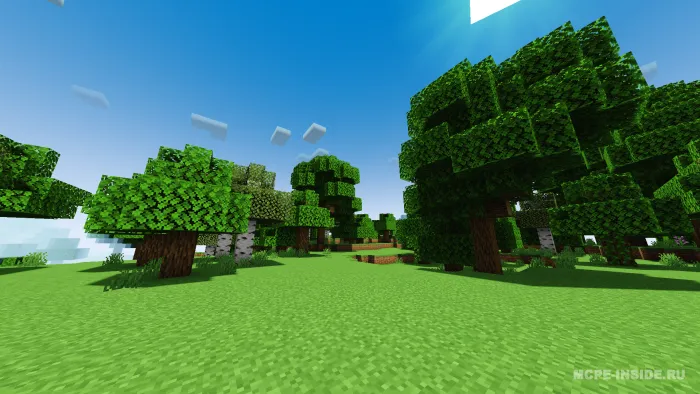Quyosh shaderlari — Minecraft shader, rasm 1