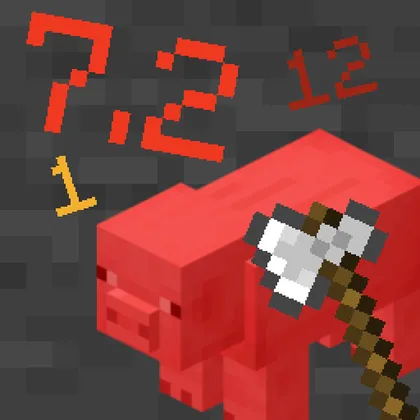 Damage Numbers — Minecraft mod, rasm 1