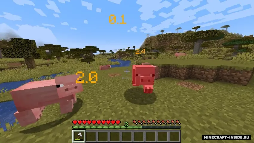 Damage Numbers — Minecraft mod, rasm 2