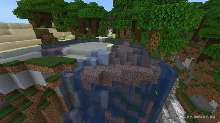 Toza suv — Minecraft shader, rasm 2
